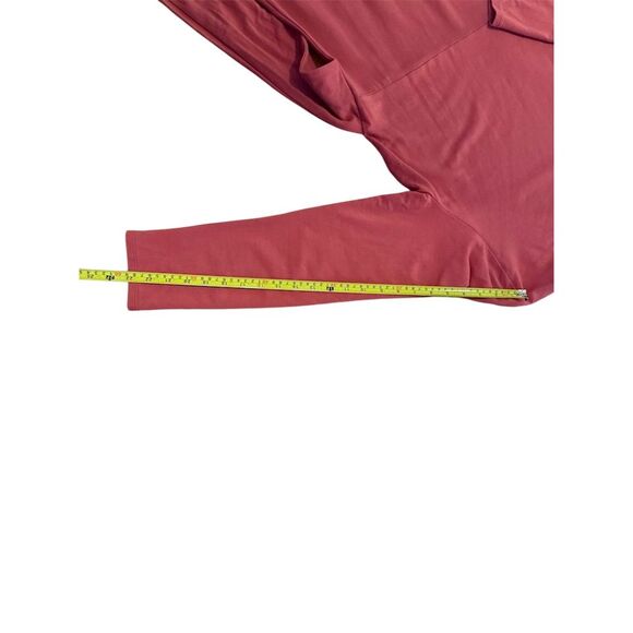 J Jill Elegant Rust Midi Dress size large cotton modal spandex mix - Picture 5 of 11